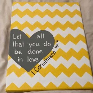 Bible verse canvas